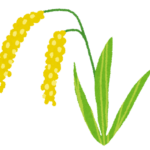 実がなる穂のいらすと