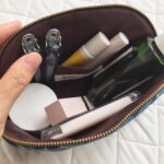 組紐ポーチ 化粧品入れたイメージ お客様提供