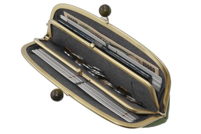 がまぐち財布の中