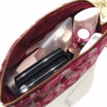 組紐ポーチ・赤迷彩中身 お客様提供