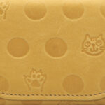 ねこコンパクト財布　かんぞう　生地拡大