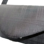 チェック張りフォーマル　フラップ拡大