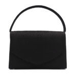 オーナメント柄貼りフォーマルバッグ　正面